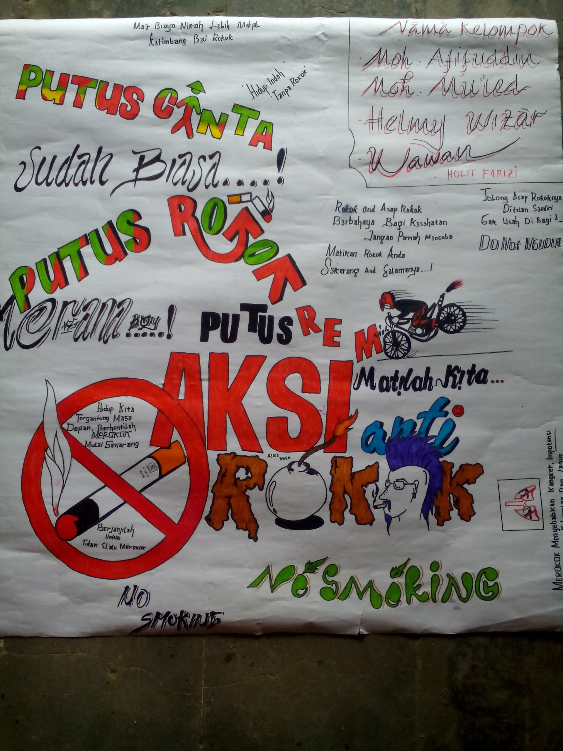 Gambar Poster Anti Rokok